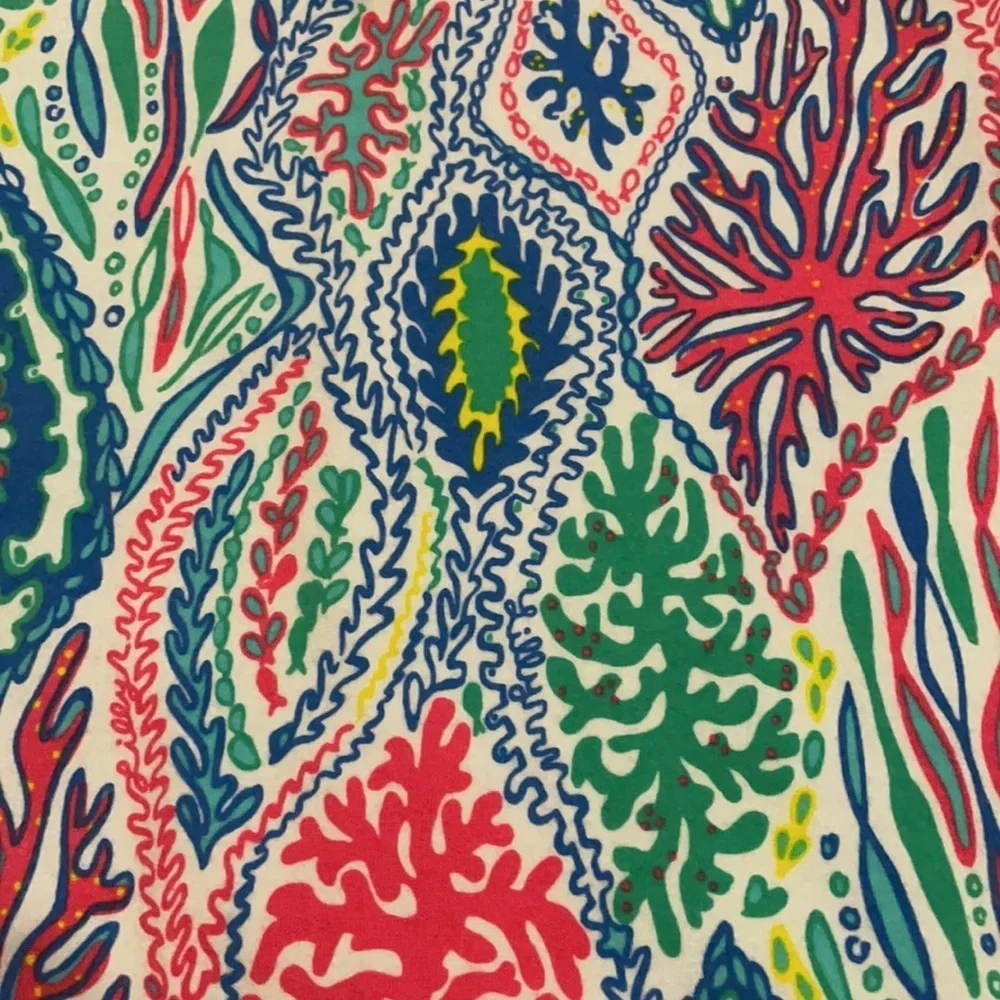 Lilly Pulitzer girls Morgana dress Let it minnow M (6-7) EUC - Picture 2 of 5